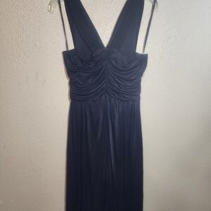 Chic Black Backless Evening Dress